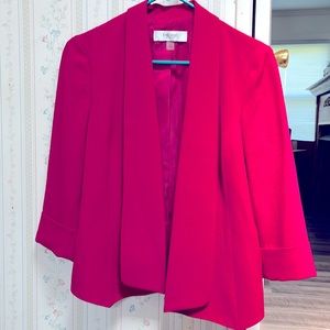 Jones Studio Blazer 3/4 sleeve magenta